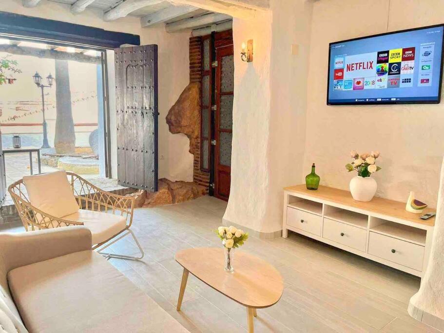 La Palmera. Casa Rural Con Piscina Privada. Benadalid Exterior foto