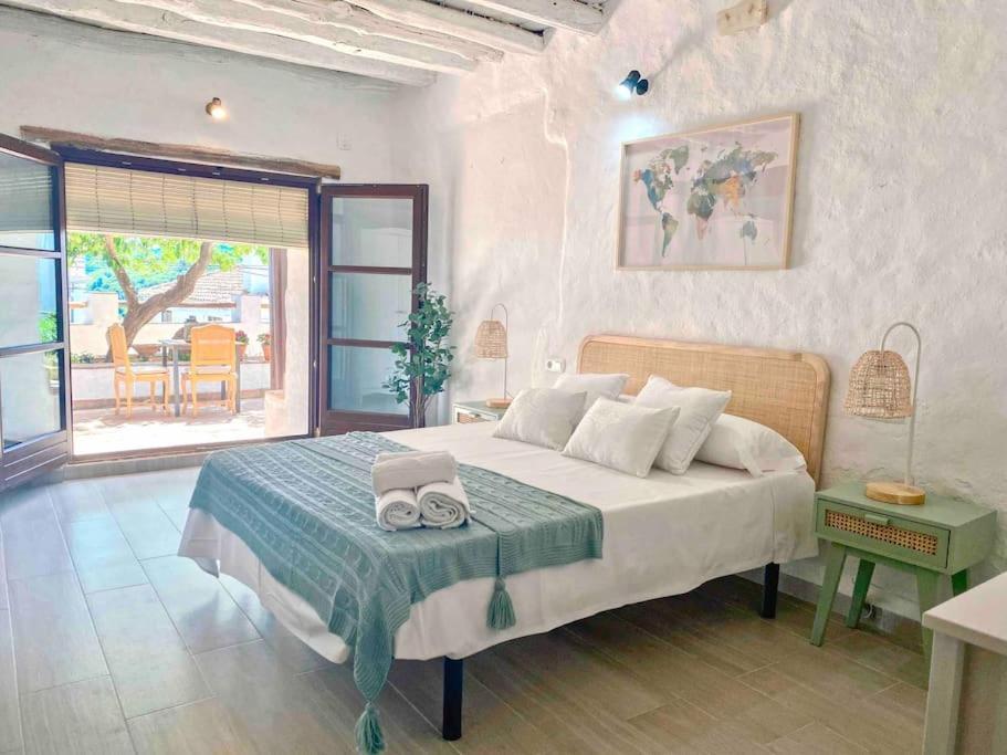 La Palmera. Casa Rural Con Piscina Privada. Benadalid Exterior foto